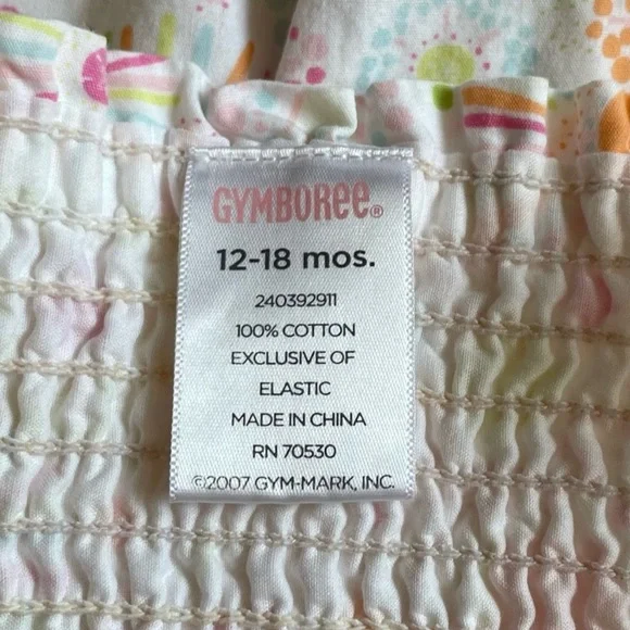 Gymboree 12-18 Months Toddler Multicolor Sun Dress with Lining - Picture 7 of 7